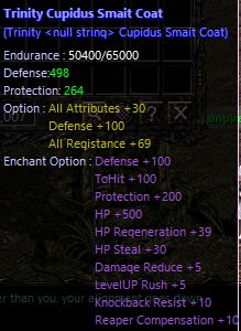 darkeden exile godly set options